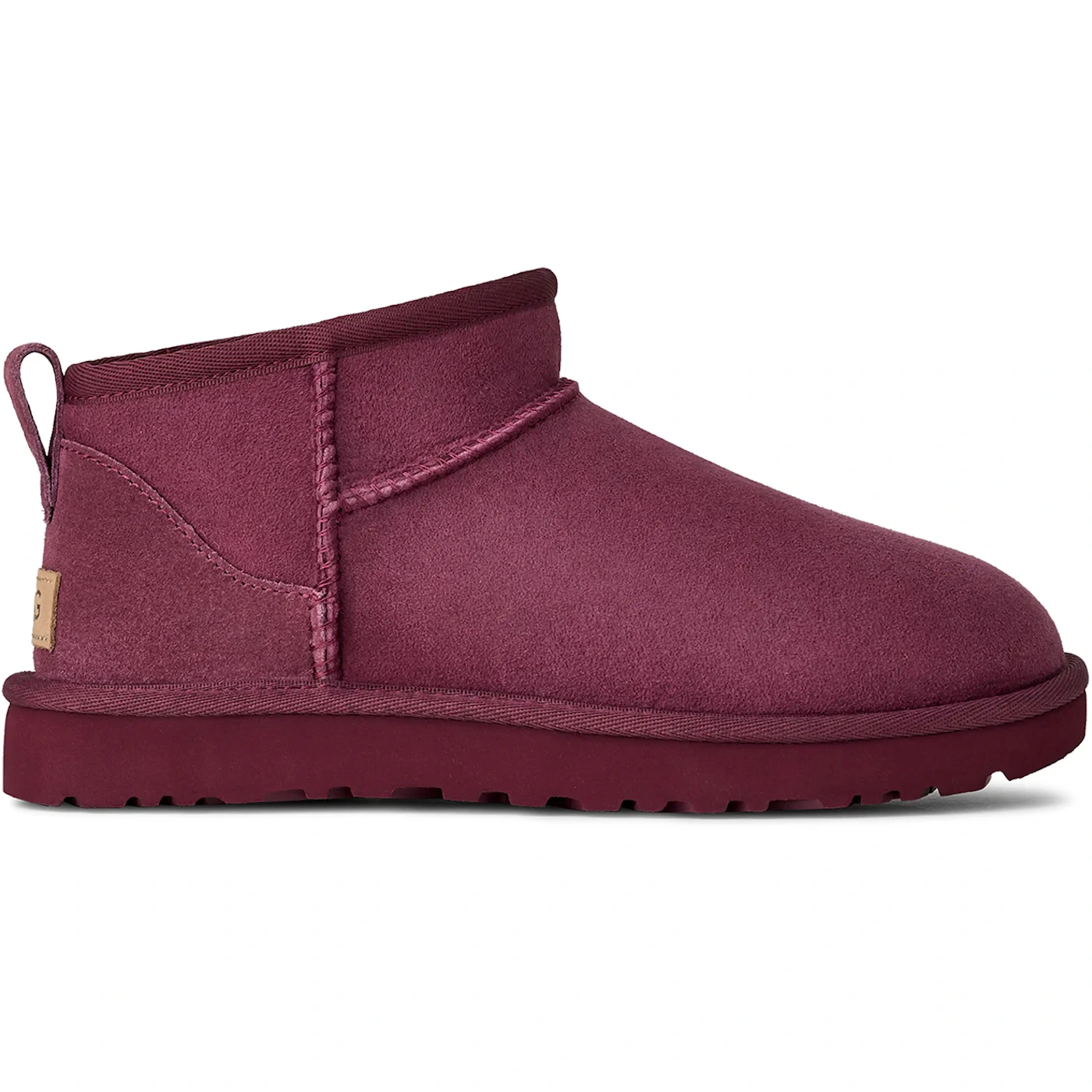 UGG Classic Ultra Mini Boot Burnt Magenta Womens 1 2