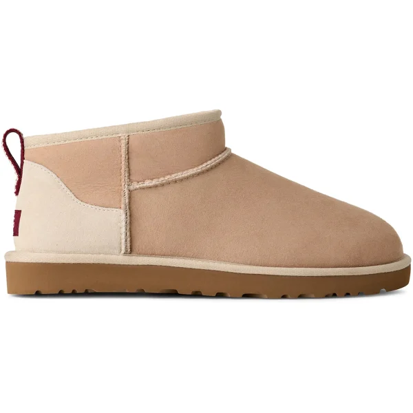 UGG Classic Ultra Mini Boot Driftwood Biking Red