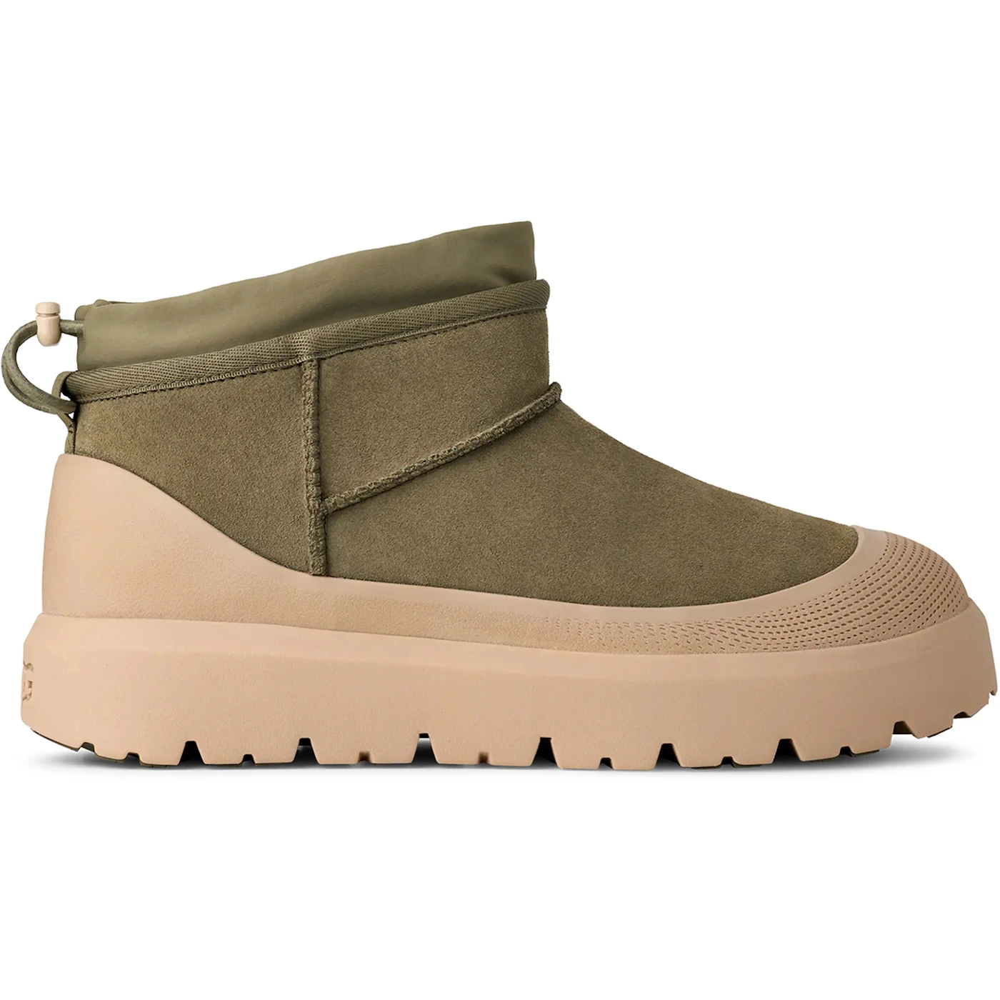 UGG Classic Ultra Mini Weather Hybrid Boot Burnt Olive Mustard Seed 1