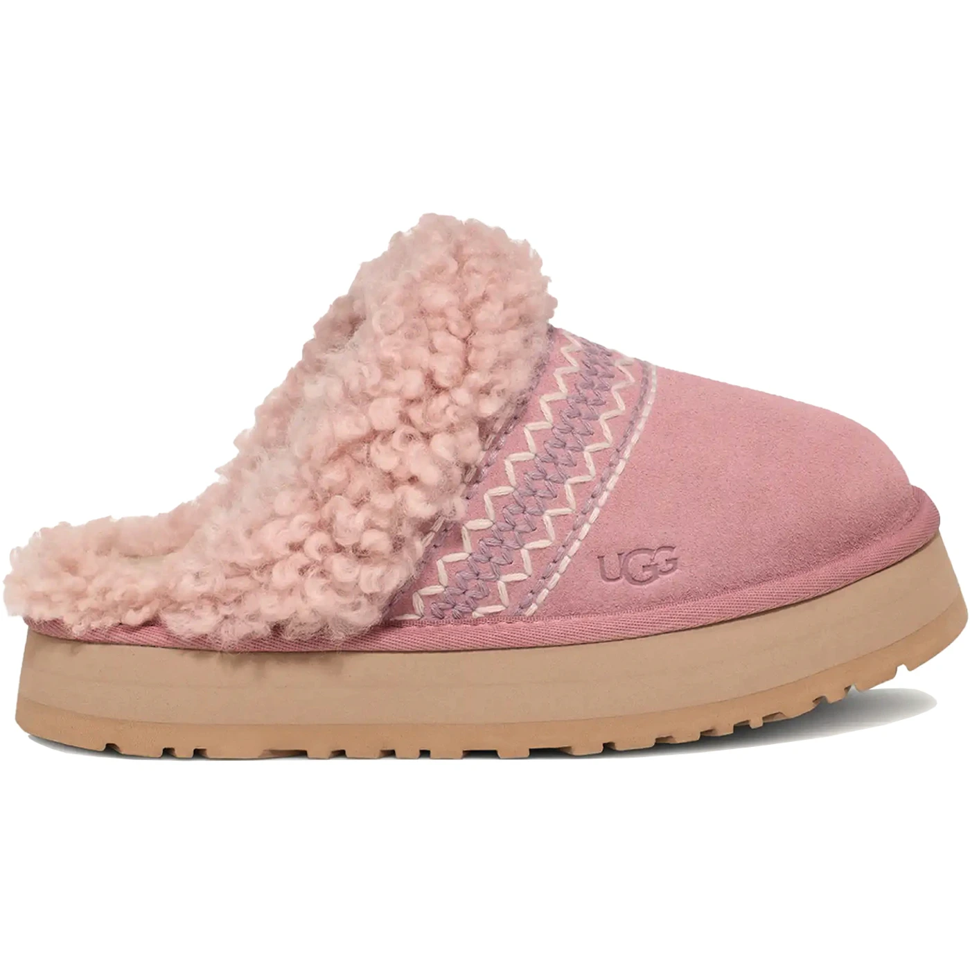 UGG Disquette Atherson Slipper Rose Grey (Women's) 1 UGG Disquette Atherson Slipper Rose Grey Womens 1 3