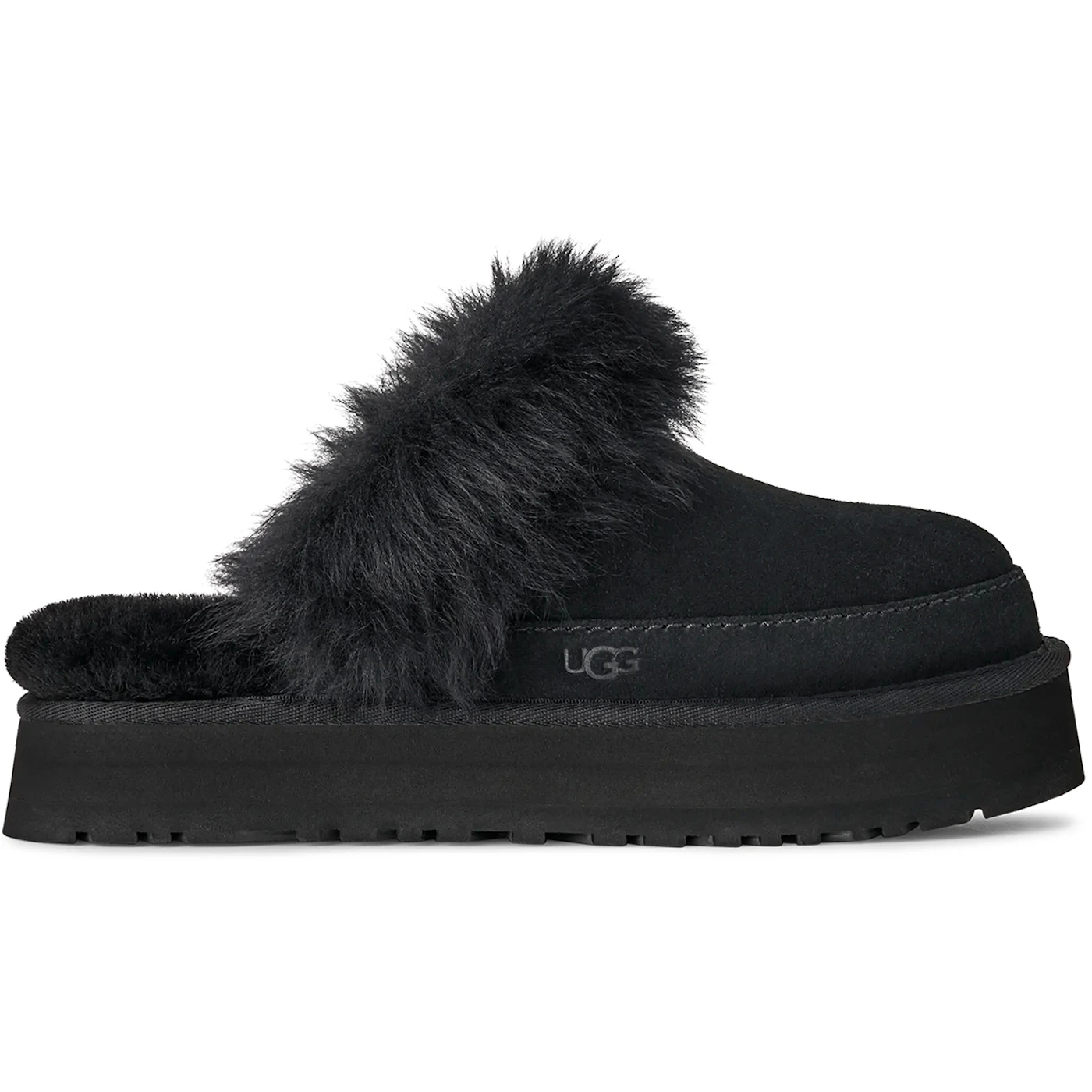UGG Disquette Chalet Slipper Black (Women's) 2 UGG Disquette Chalet Slipper Black Womens 1 3