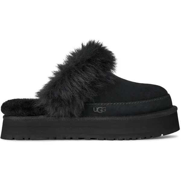 UGG Disquette Chalet Slipper Black (Women&rsquo;s)
