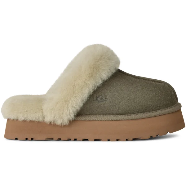 UGG Disquette Slipper Moss Green Muted Brass (Women&rsquo;s)