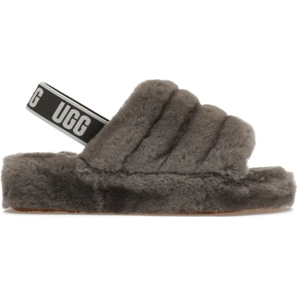 UGG Fluff Yeah Slide Charcoal (Women’s)
