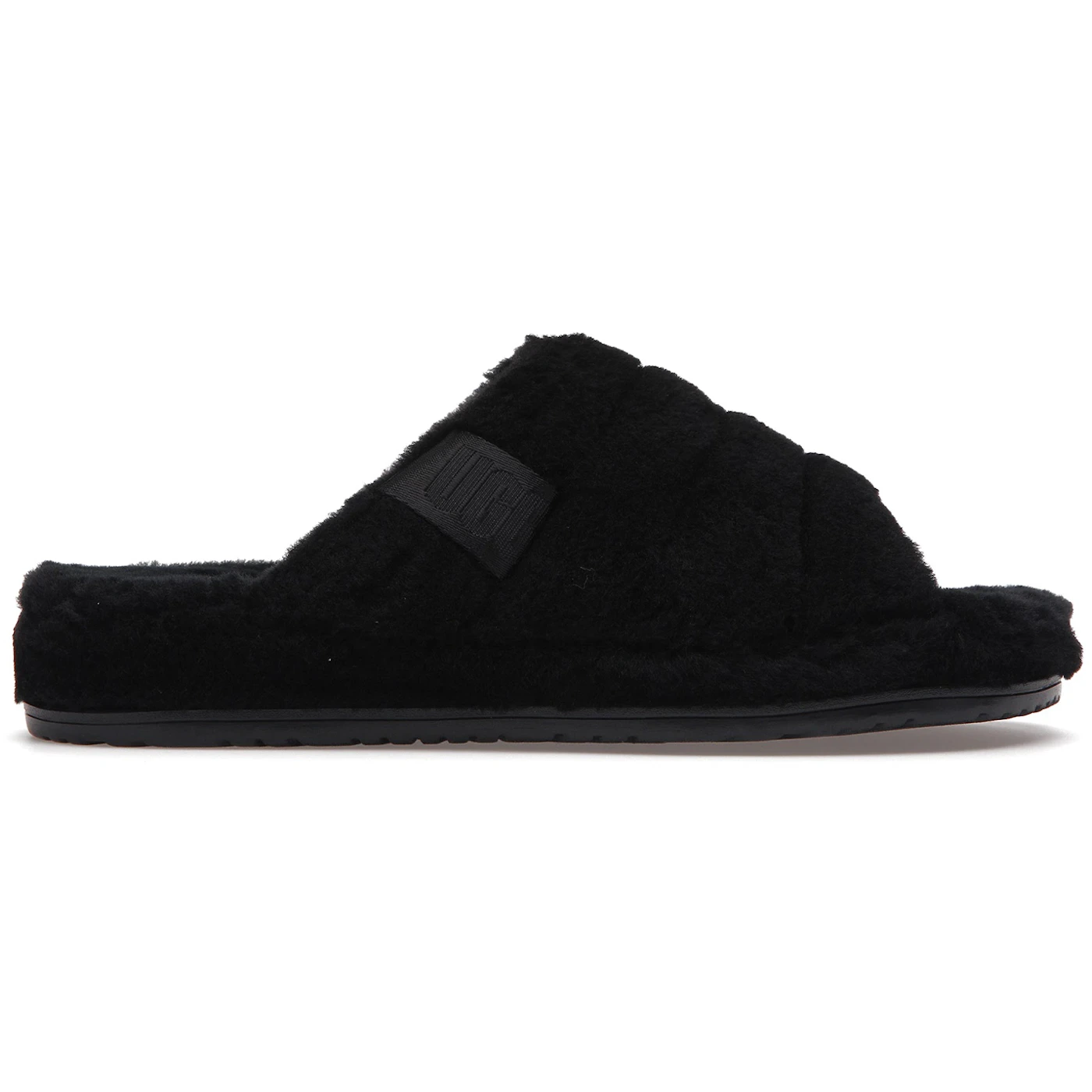 UGG Fluff You Slide Black