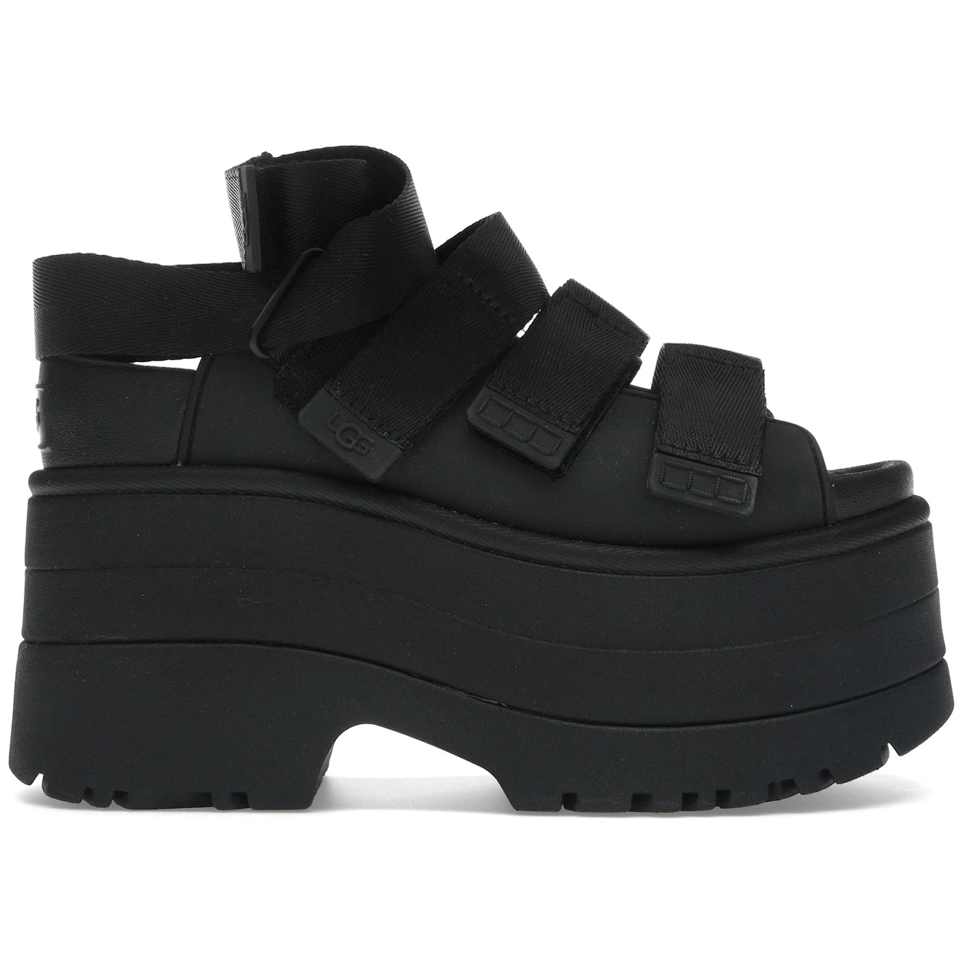 UGG GoldenRise Platform Sandals Black (Women's)