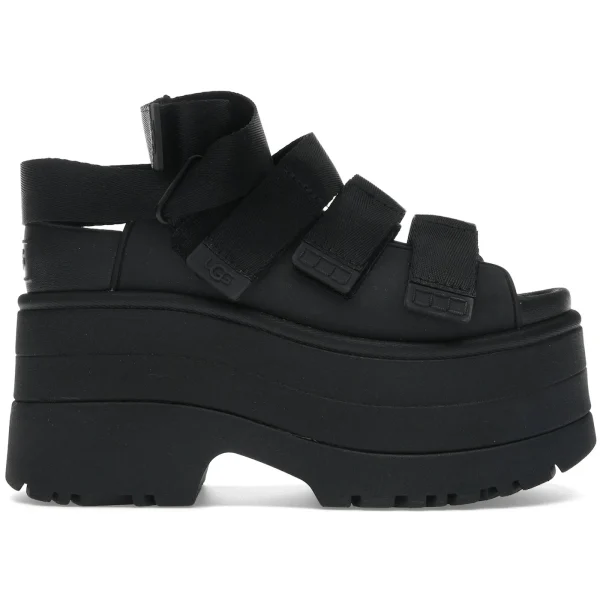 UGG GoldenRise Platform Sandals Black (Women&rsquo;s)