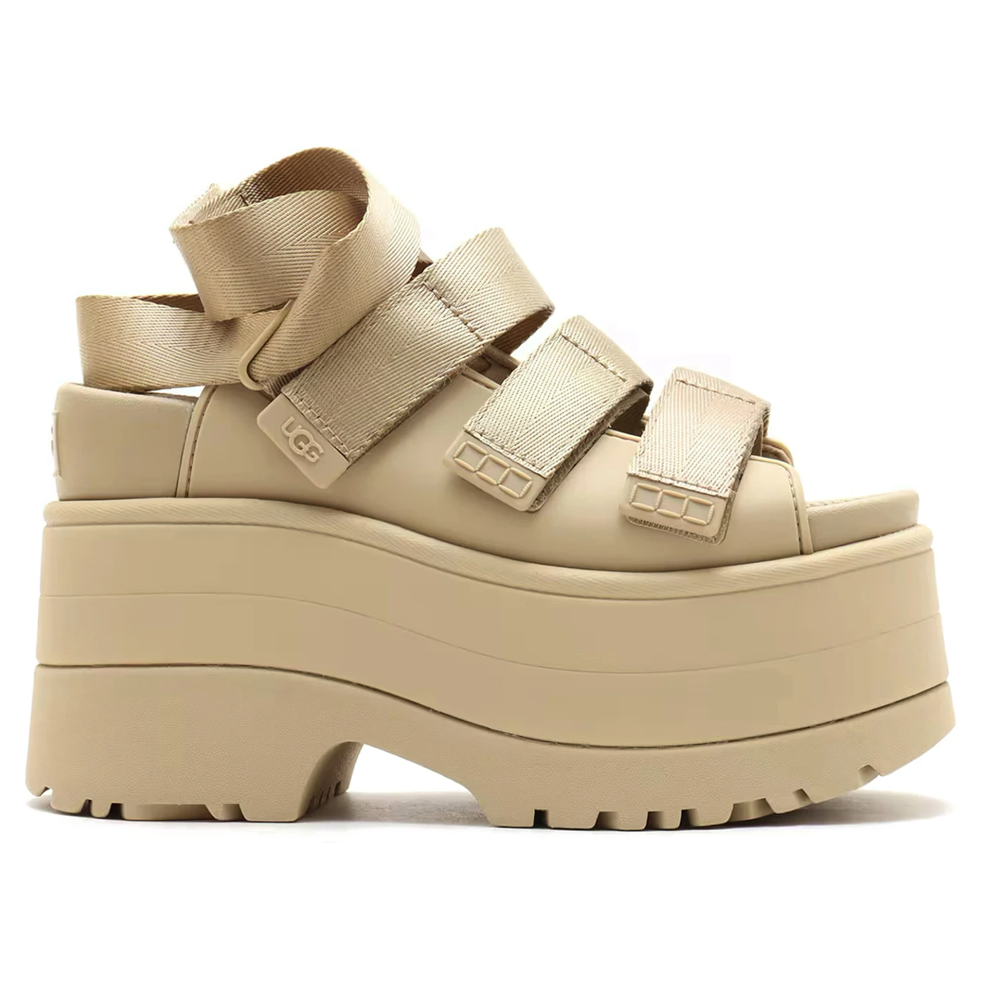 UGG GoldenRise Platform Sandals Mustard Seed (Women's)
