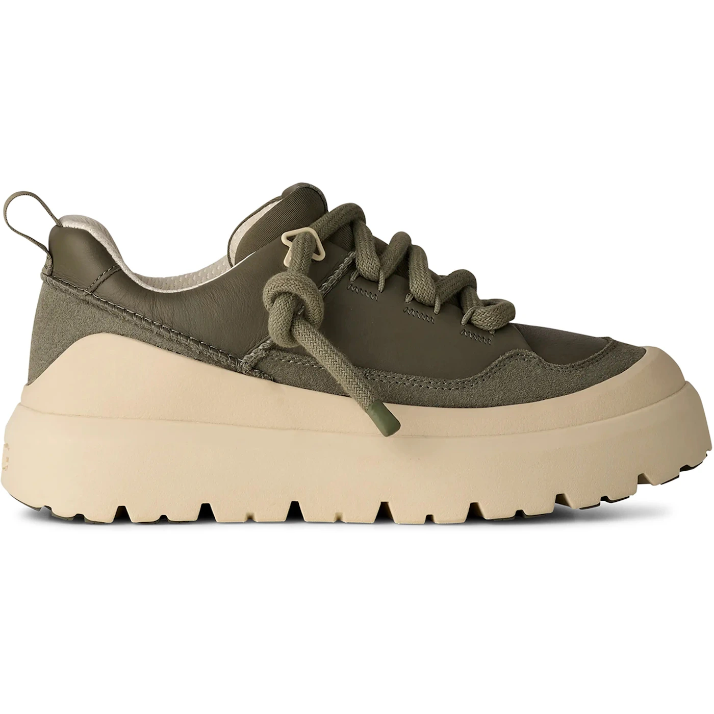 UGG Heritage Utility Sneaker Moss Green Buffed