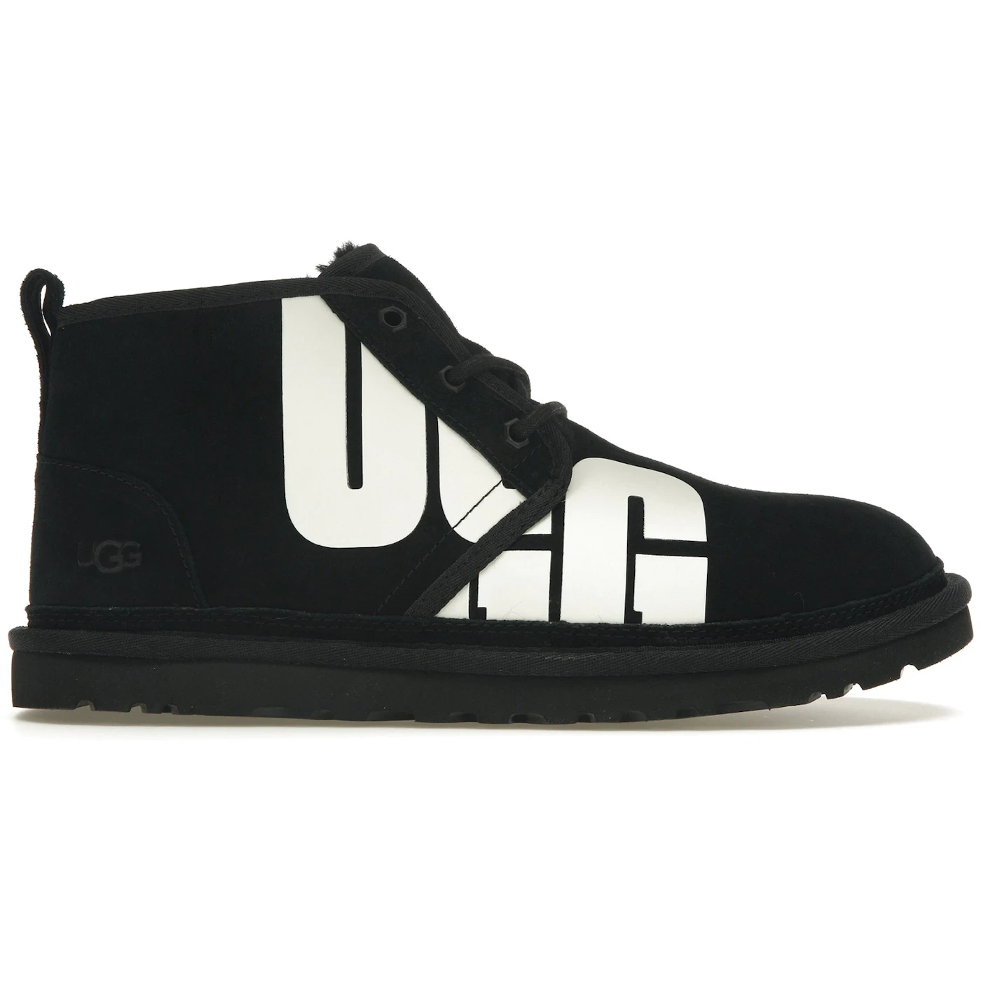 UGG Neumel Boot Chopd Black White 1 UGG Neumel Boot Chopd Black White