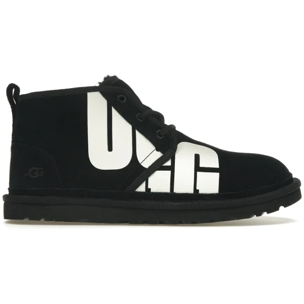 UGG Neumel Boot Chopd Black White
