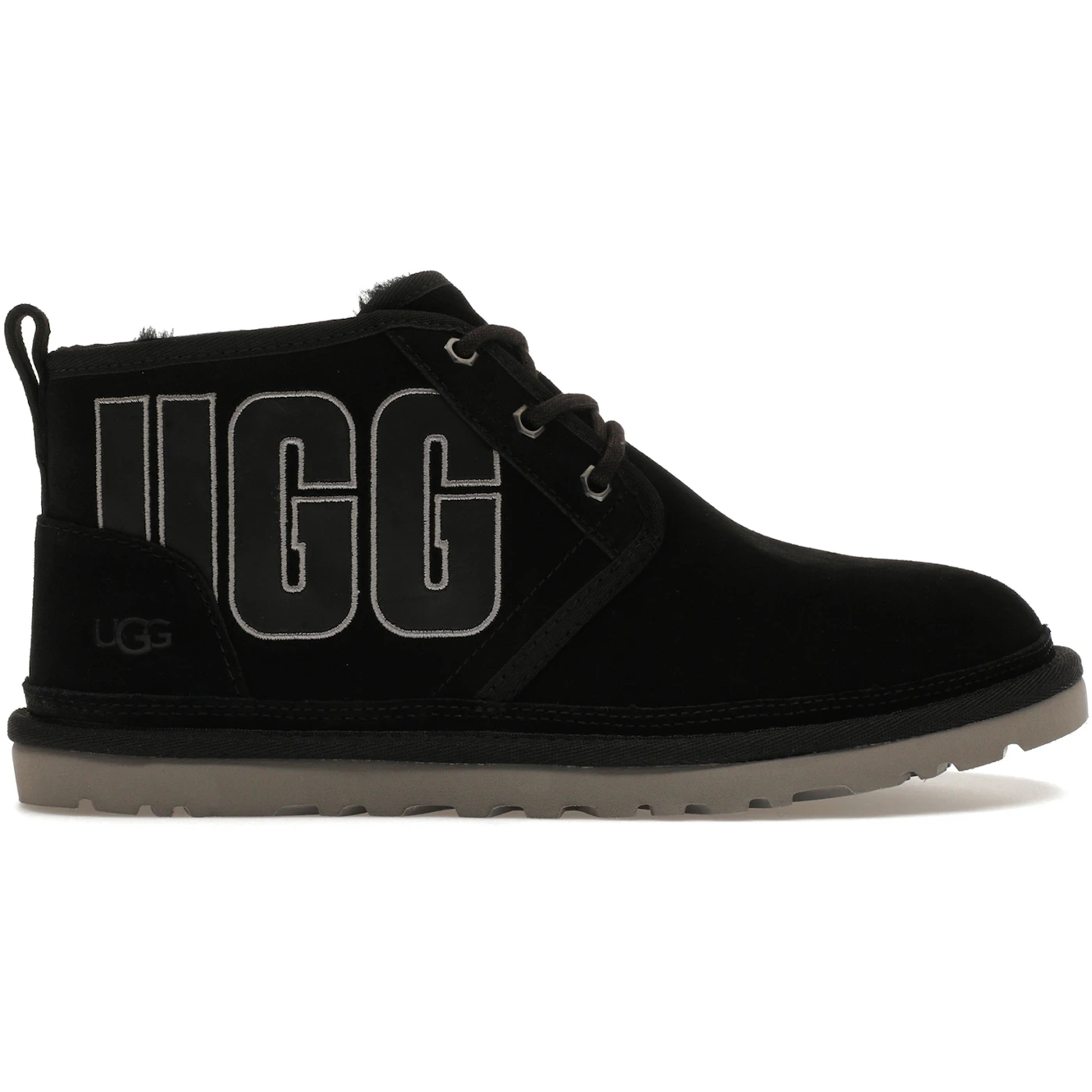 UGG Neumel Graphic Boot Black Grey Suede