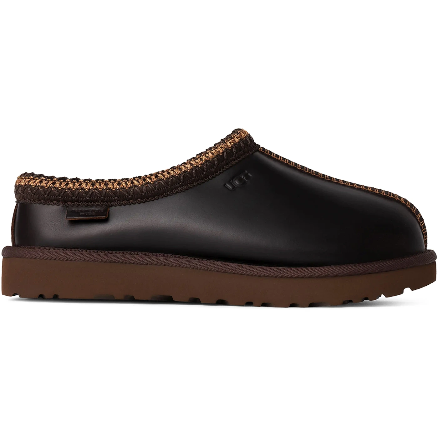 UGG Tasman LTHR Regen Slipper Ironwood Womens 1 2