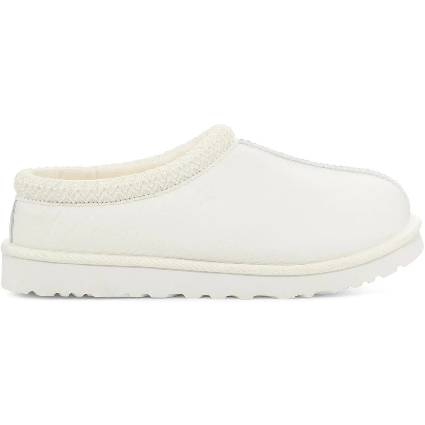 UGG Tasman Leather Slipper White 1 2