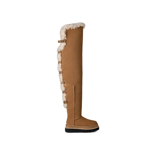 UGG Thigh High Boot sacai Chestnut (Women&rsquo;s)