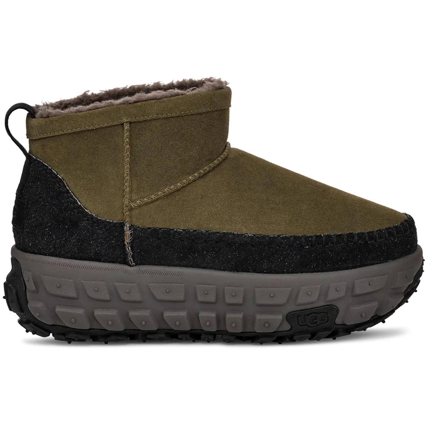 UGG Venture Daze Ultra Mini Boot Burnt Olive Charcoal 1 2
