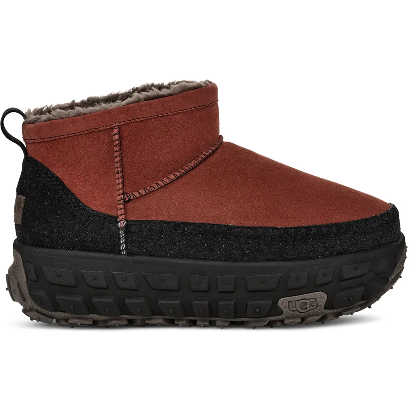 UGG Venture Daze Ultra Mini Boot Red Jasper Black 1 3