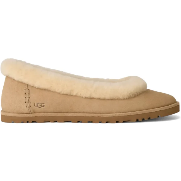 UGG Zora Ballet Flat Sand (Women&rsquo;s)