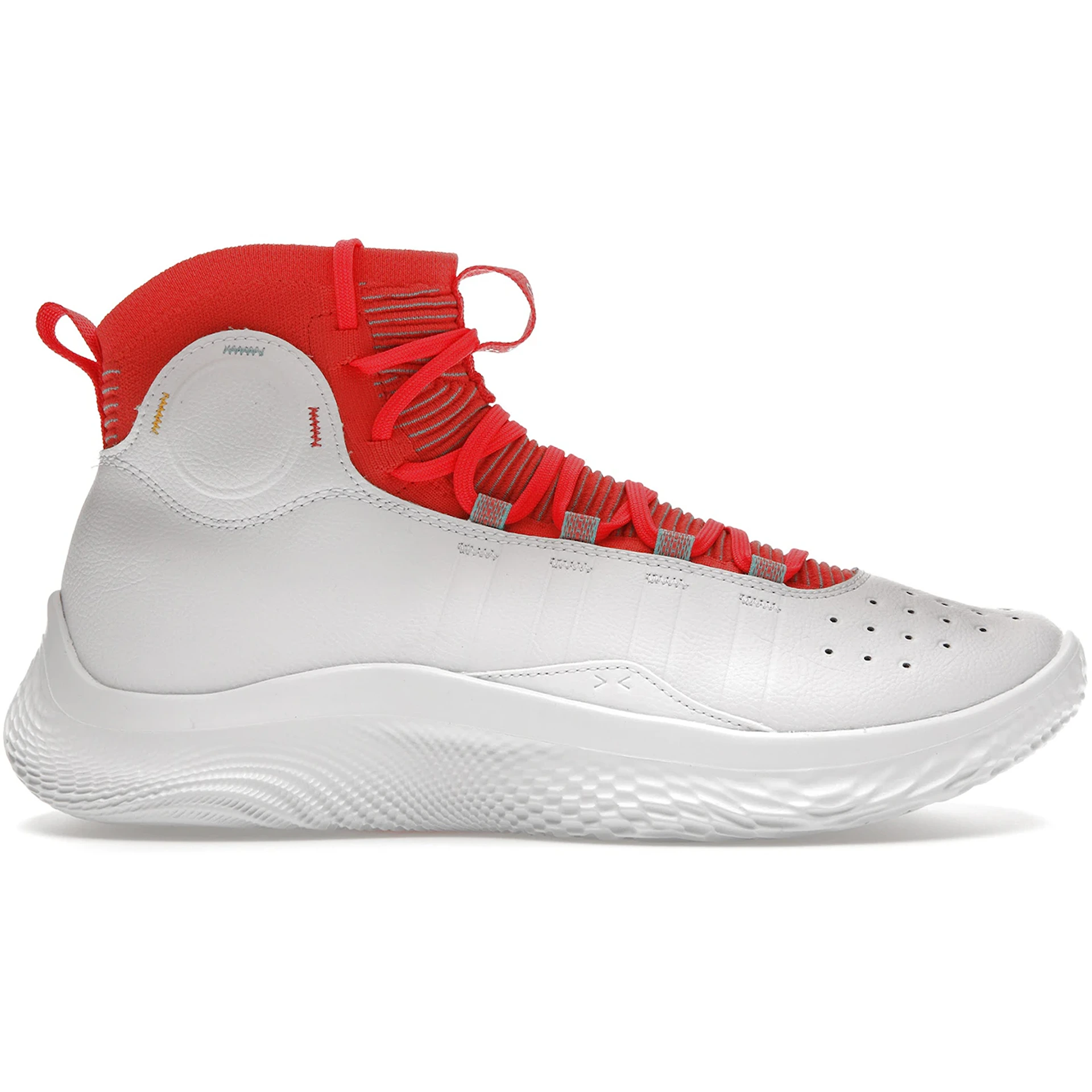 Under Armour Curry 4 Flotro White Red 1 Under Armour Curry 4 Flotro White Red