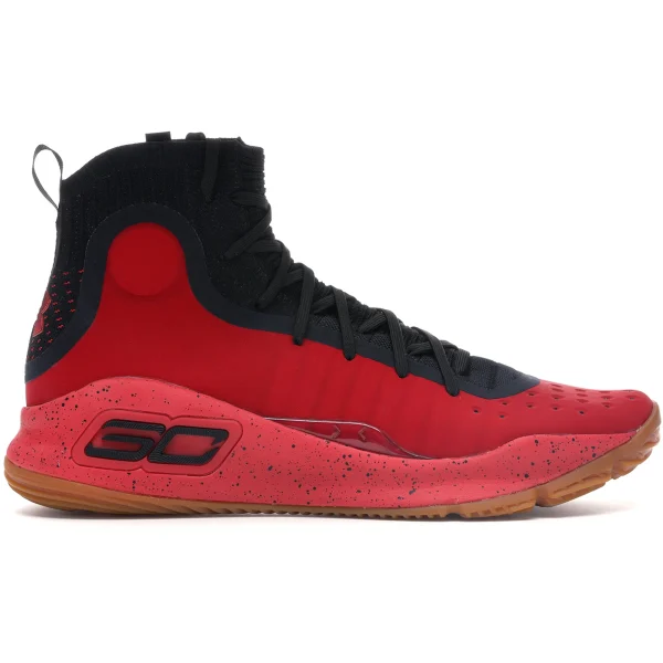 Under Armour Curry 4 Red Black Gum