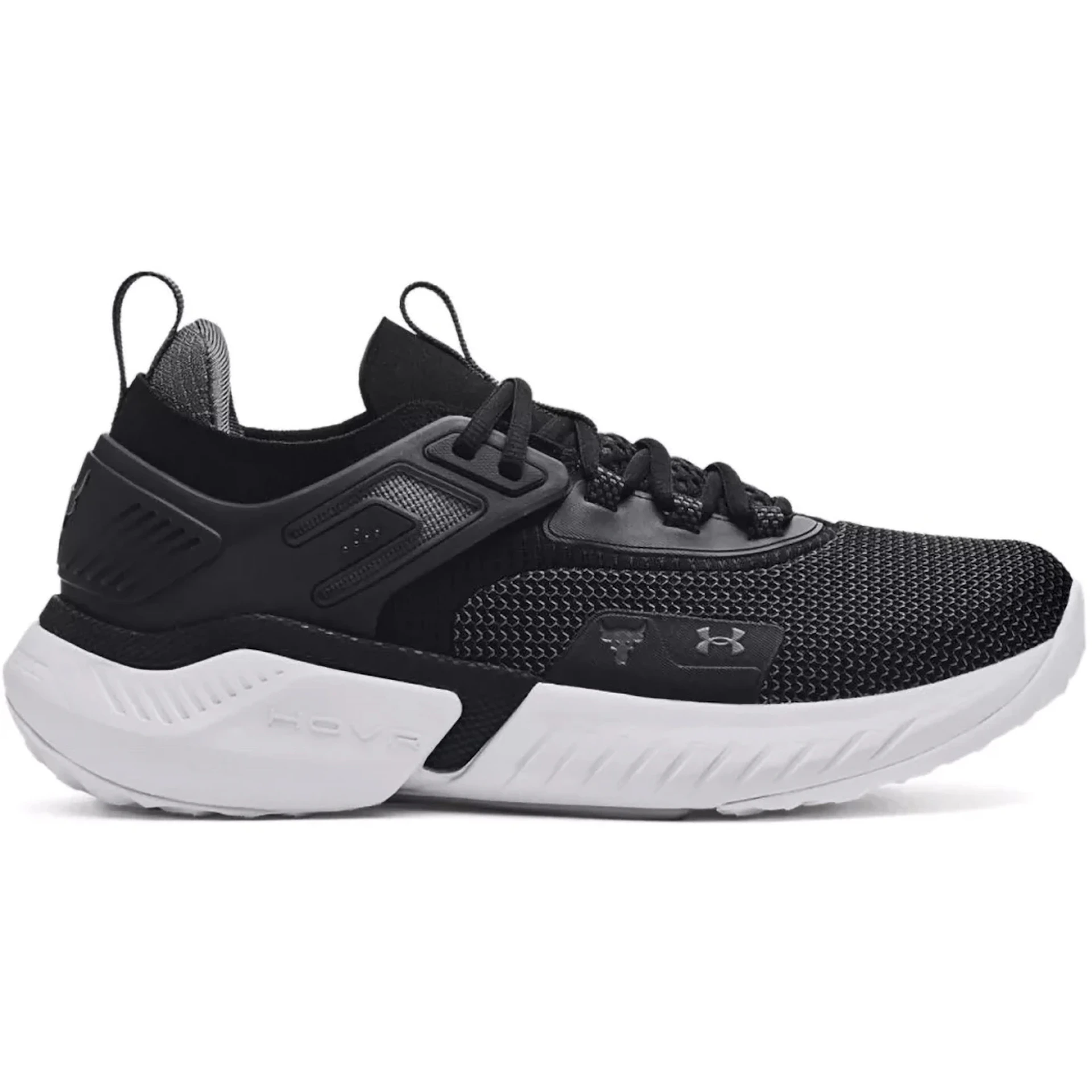 Under Armour Project Rock 5 Black White 2 Under Armour Project Rock 5 Black White