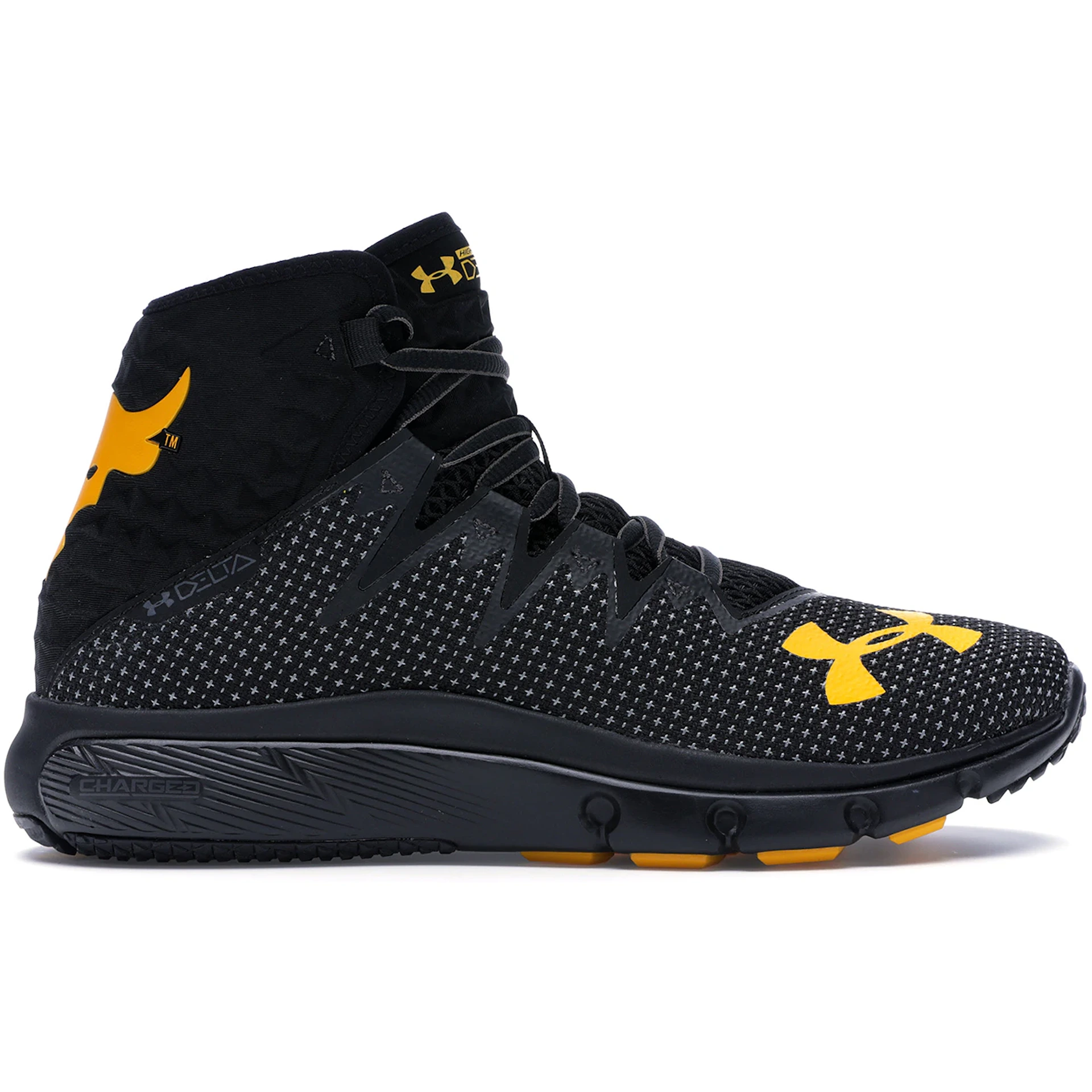 Under Armour The Rock Delta Black Yellow 3