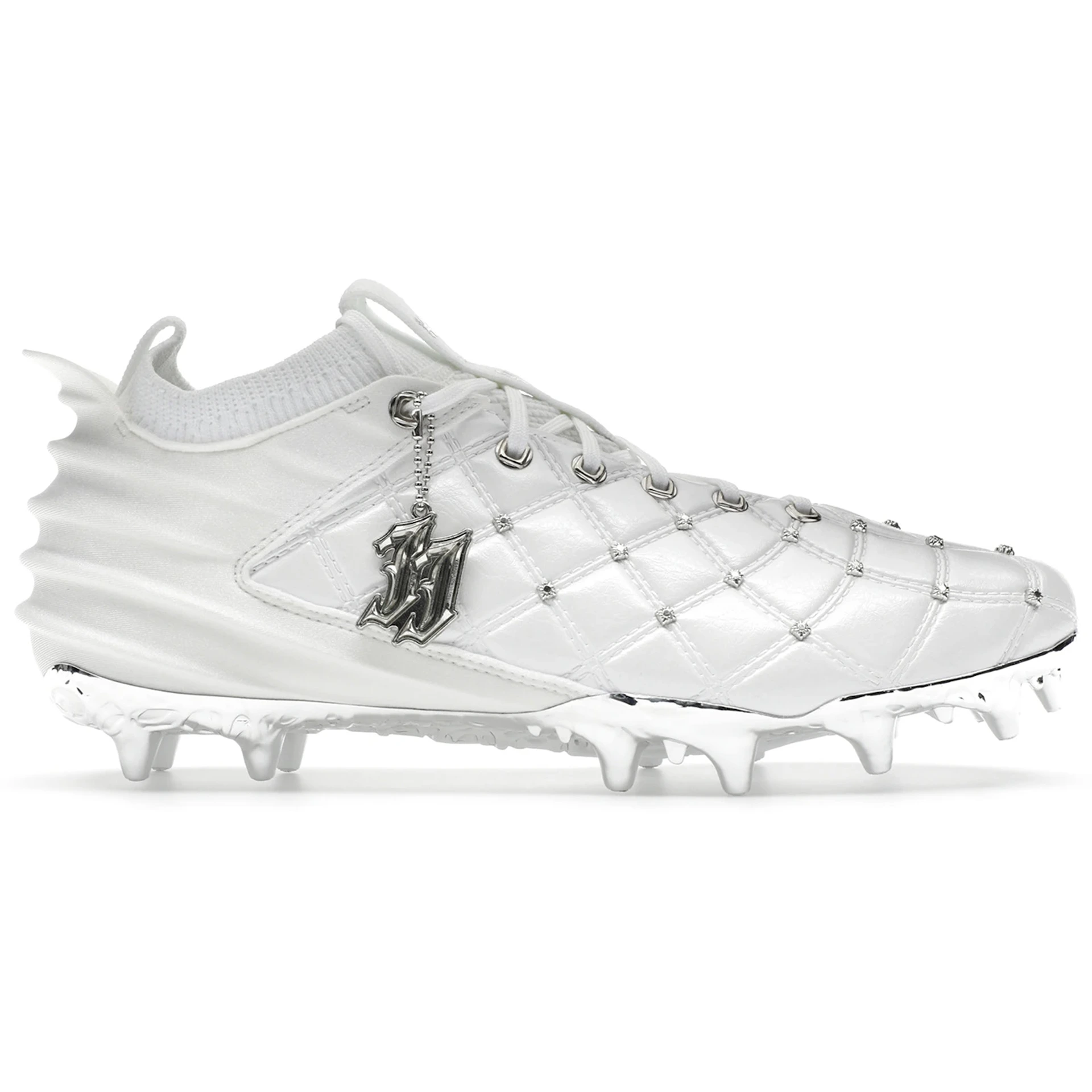 Under Armour UA Blur Pro Justin Jefferson White Metallic Silver