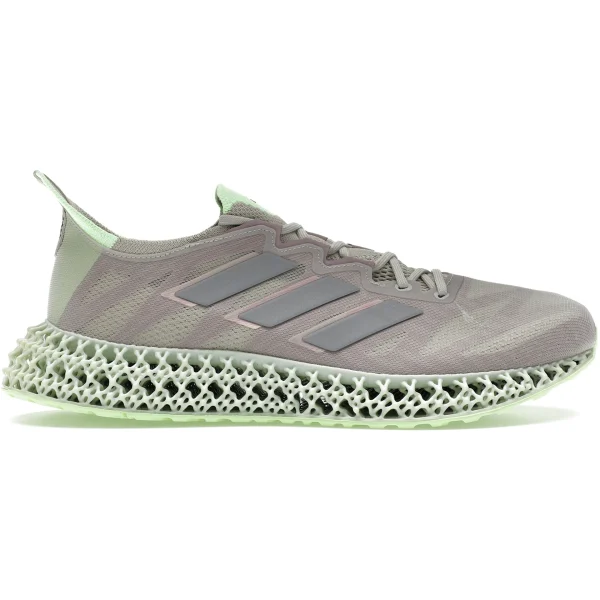 adidas 4DFWD 3 Putty Grey Matte Silver Green Spark (Womens)