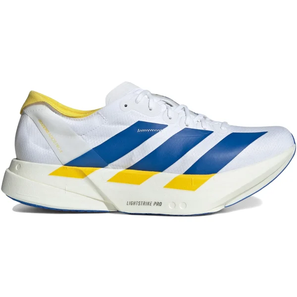 adidas Adizero Adios Pro 4 Cloud White Blue Yellow