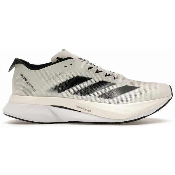 adidas Adizero Boston 12 Cloud White Core Black Night Metallic
