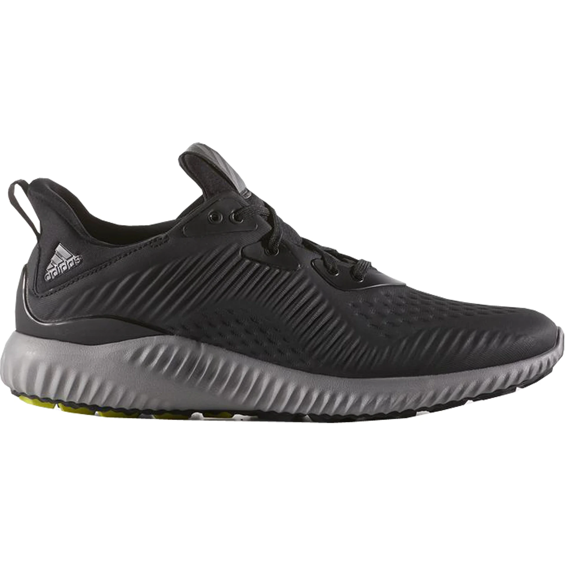 adidas Alphabounce Core Black Semi Solar Yellow