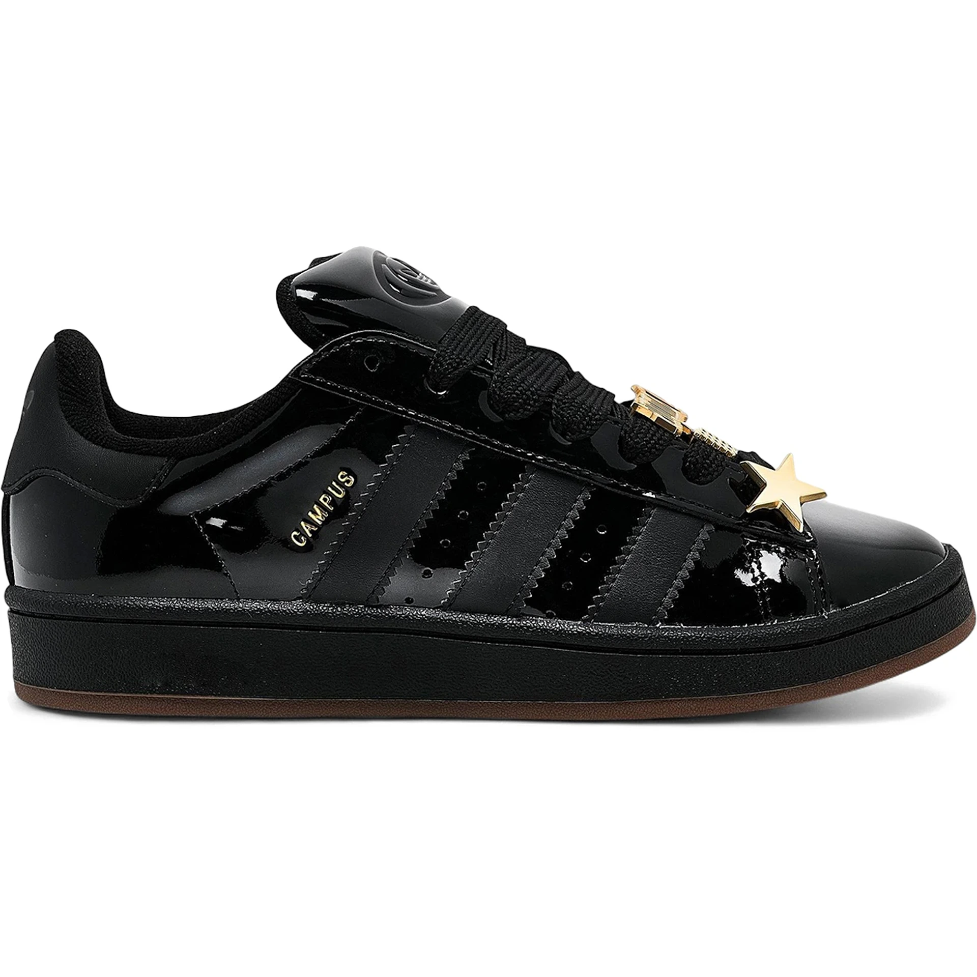 adidas Campus 00s Black Gold Metallic Womens 3