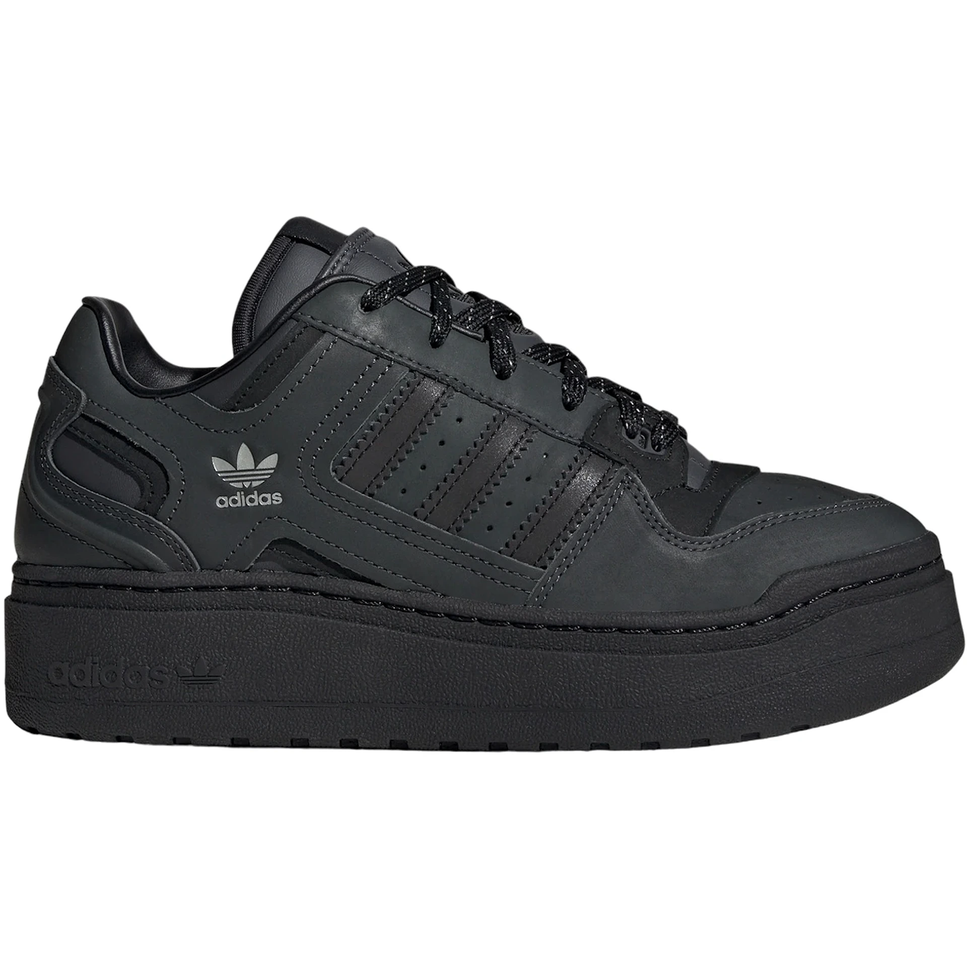 adidas Forum XLG Carbon Core Black Matte Silver (Womens) 1 adidas Forum XLG Carbon Core Black Matte Silver (Womens)