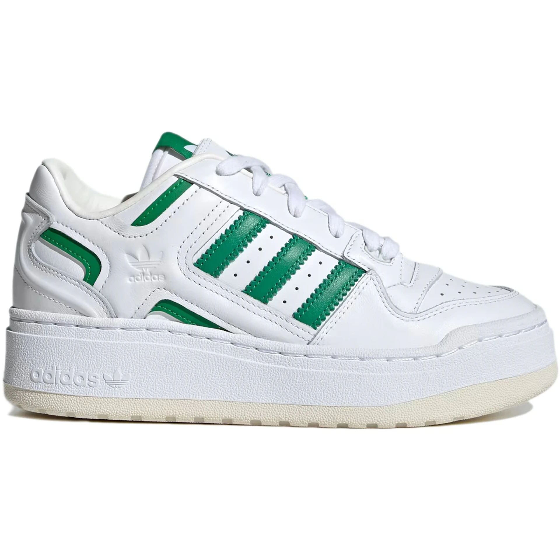 adidas Forum XLG Off White Green (Womens) 2 adidas Forum XLG Off White Green (Womens)