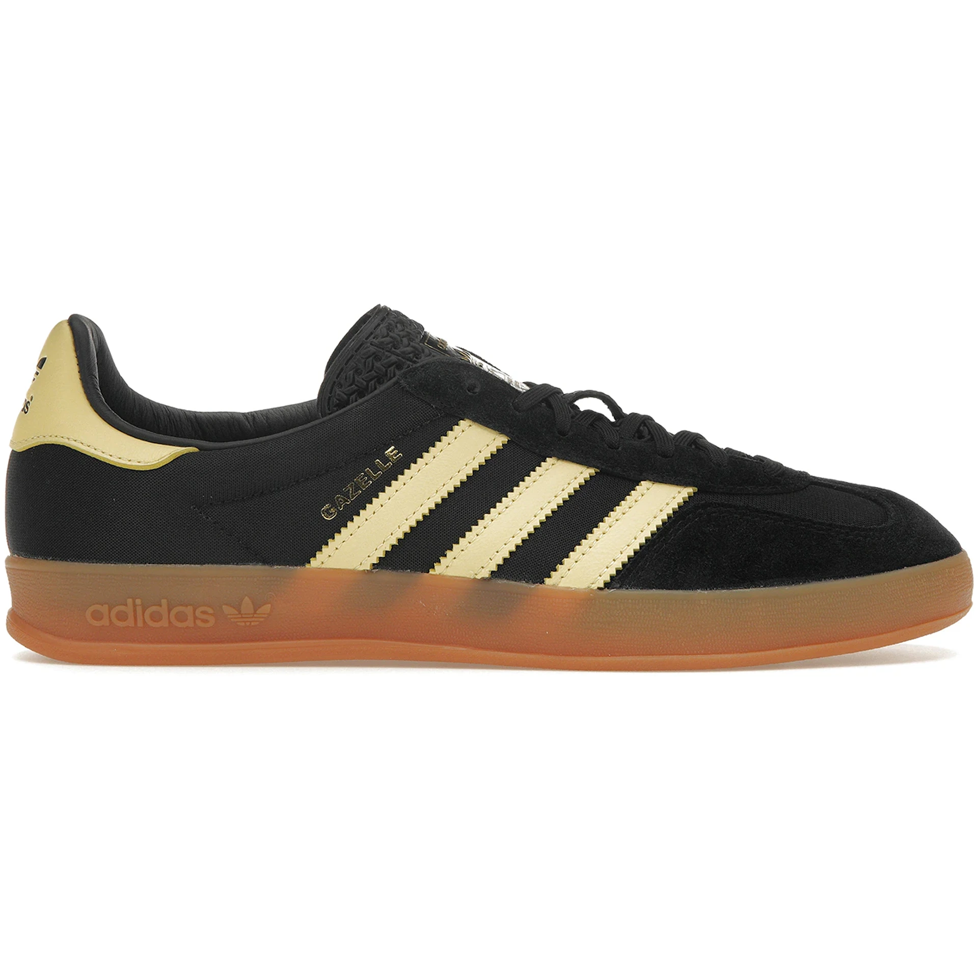adidas Gazelle Indoor Black Almost Yellow Gum 2 adidas Gazelle Indoor Black Almost Yellow Gum
