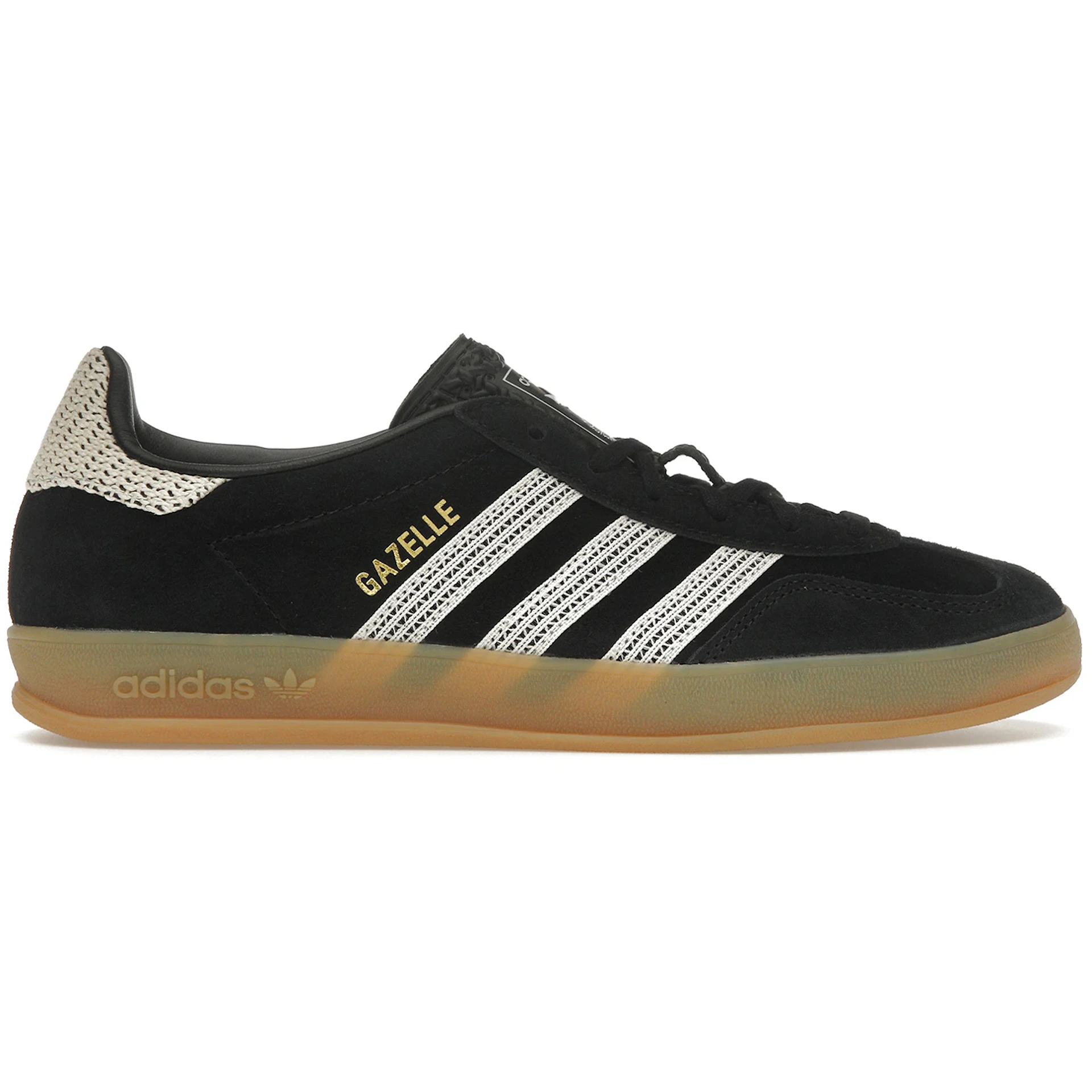 adidas Gazelle Indoor Core Black Wonder White (Womens) 1 adidas Gazelle Indoor Core Black Wonder White (Womens)