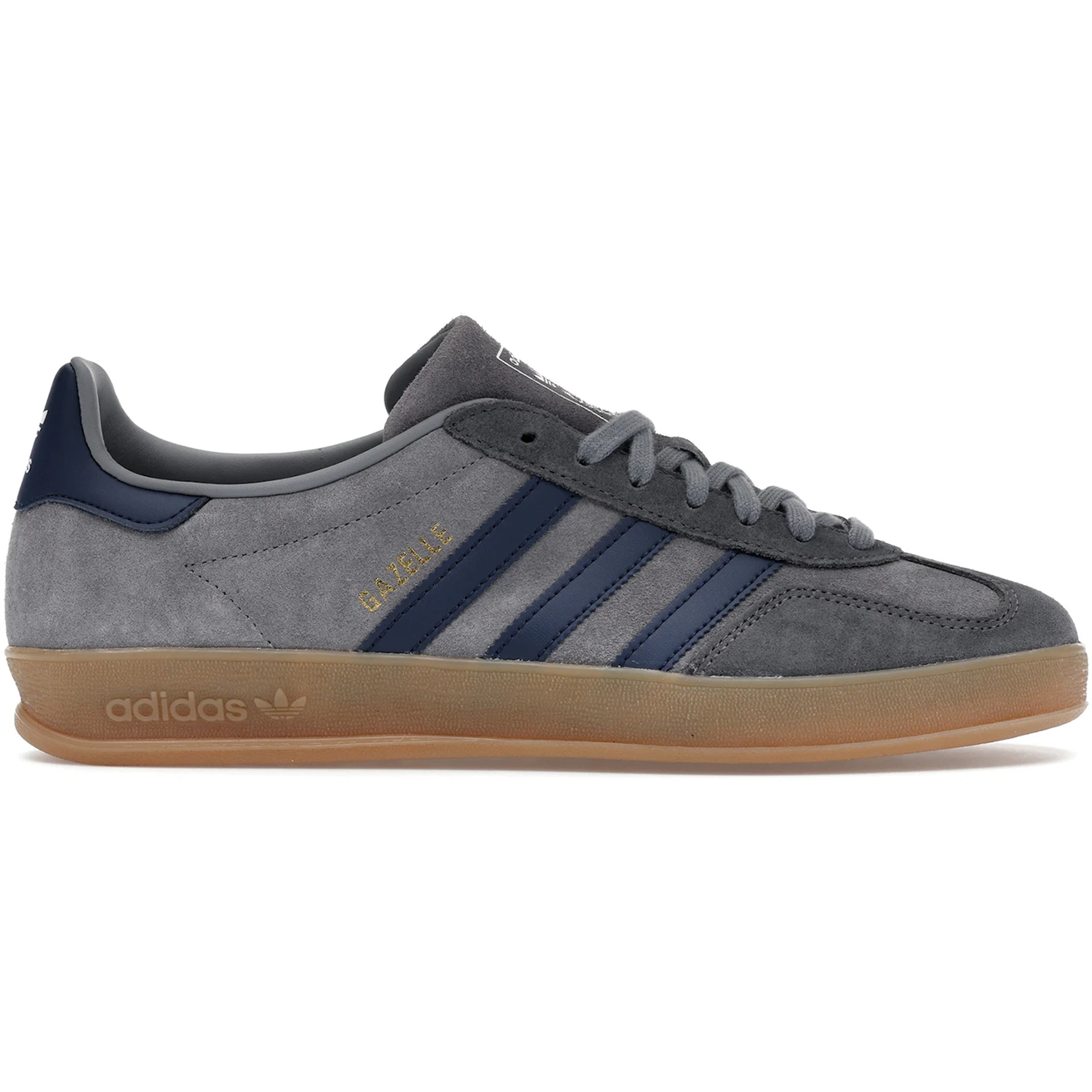 adidas Gazelle Indoor Grey Night Indigo 3 adidas Gazelle Indoor Grey Night Indigo