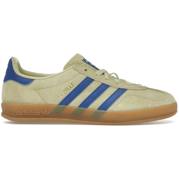adidas Gazelle Indoor Powder Yellow Royal Blue