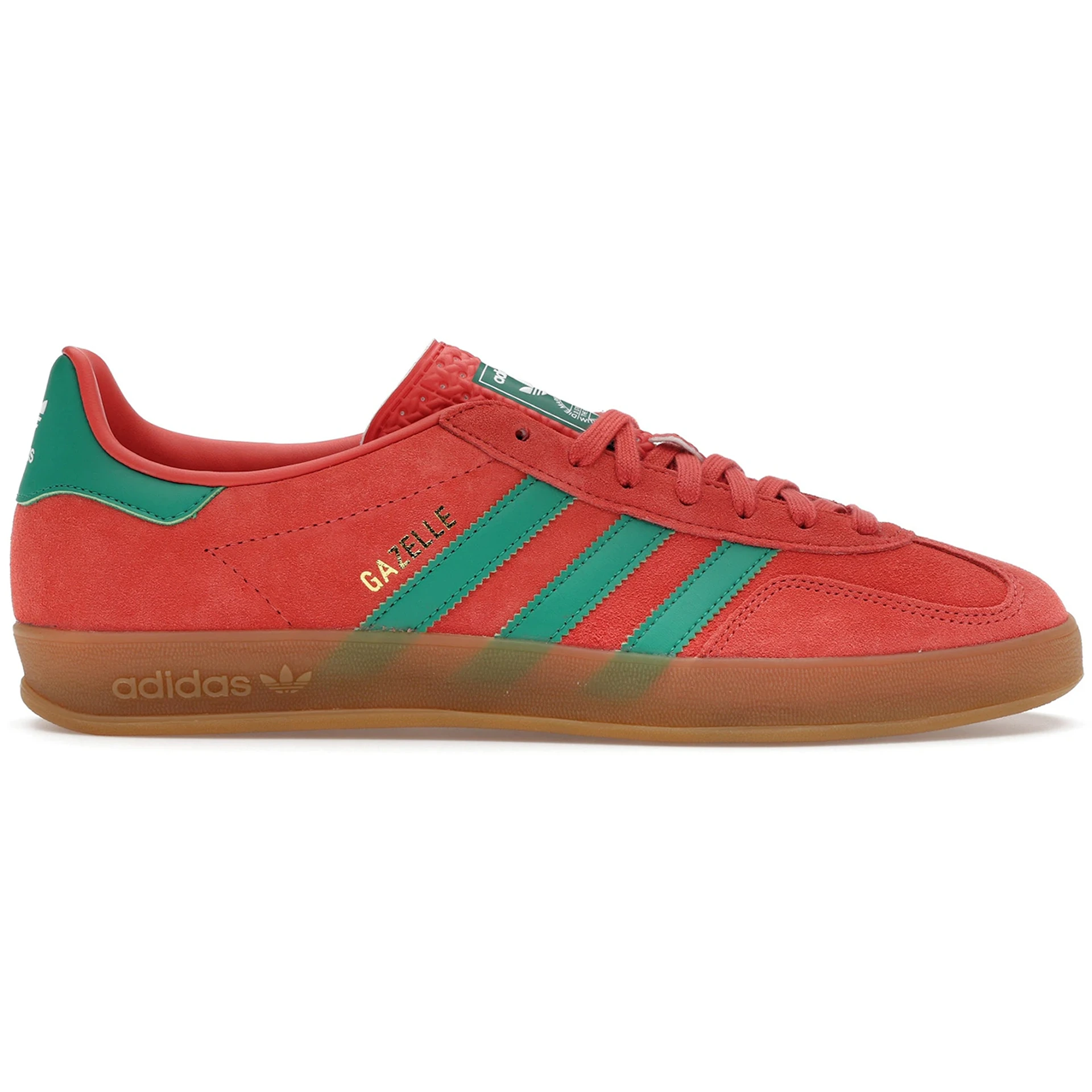 adidas Gazelle Indoor Preloved Scarlet Court Green 2 adidas Gazelle Indoor Preloved Scarlet Court Green