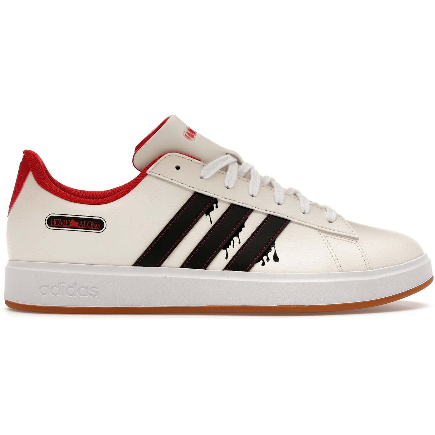 adidas Grand Court Home Alone White Black 1 4