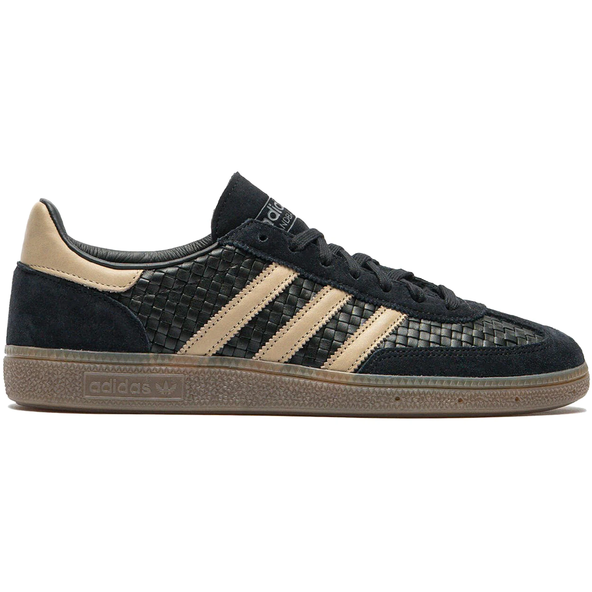 adidas Handball Spezial Basket Weave Black Trace Khaki 3 adidas Handball Spezial Basket Weave Black Trace Khaki