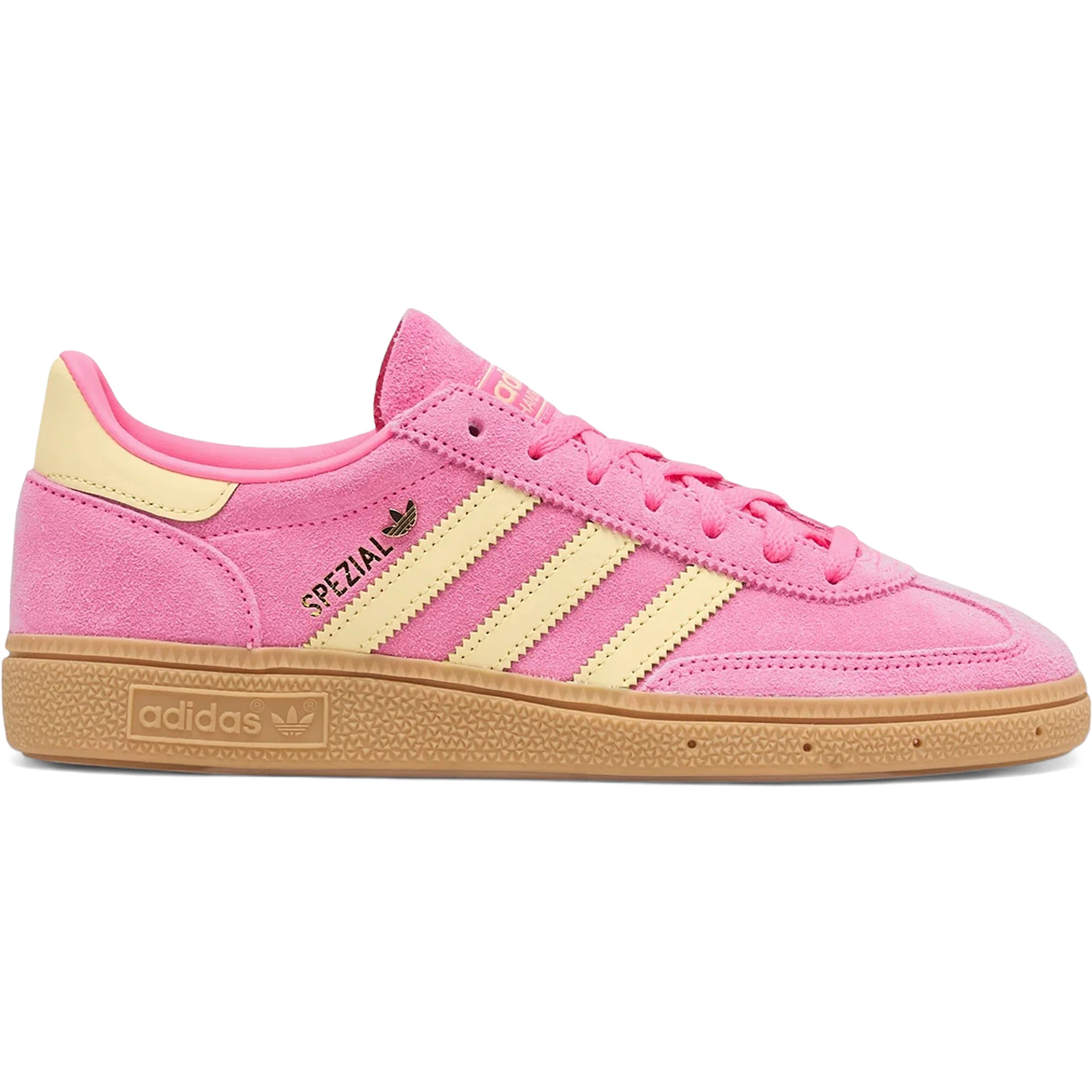 adidas Handball Spezial Lucid Pink Almost Yellow Gold Womens 2