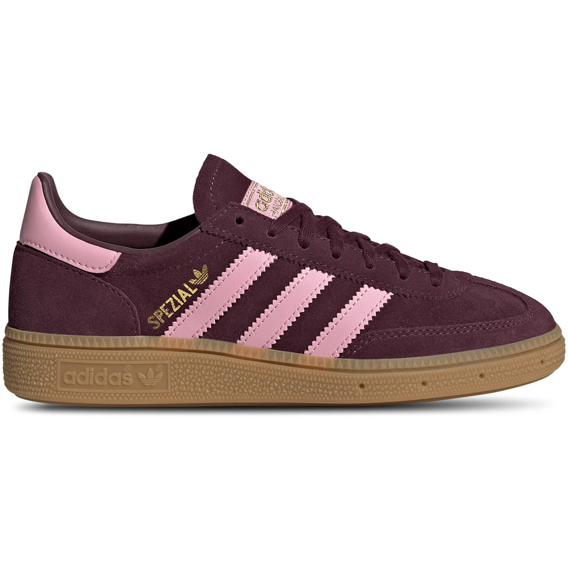 adidas Handball Spezial Maroon Bliss Pink (GS) 1 adidas Handball Spezial Maroon Bliss Pink GS 3 2