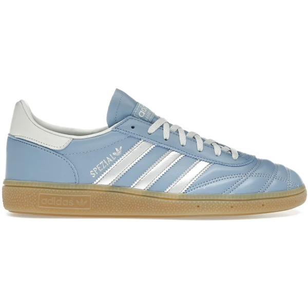 adidas Handball Spezial Quilted Stitching Ash Blue Silver (Womens)