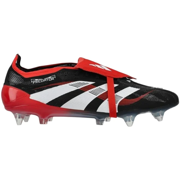 adidas Predator Elite BWR Fold-Over Tongue SG Core Black Cloud White Vivid Red
