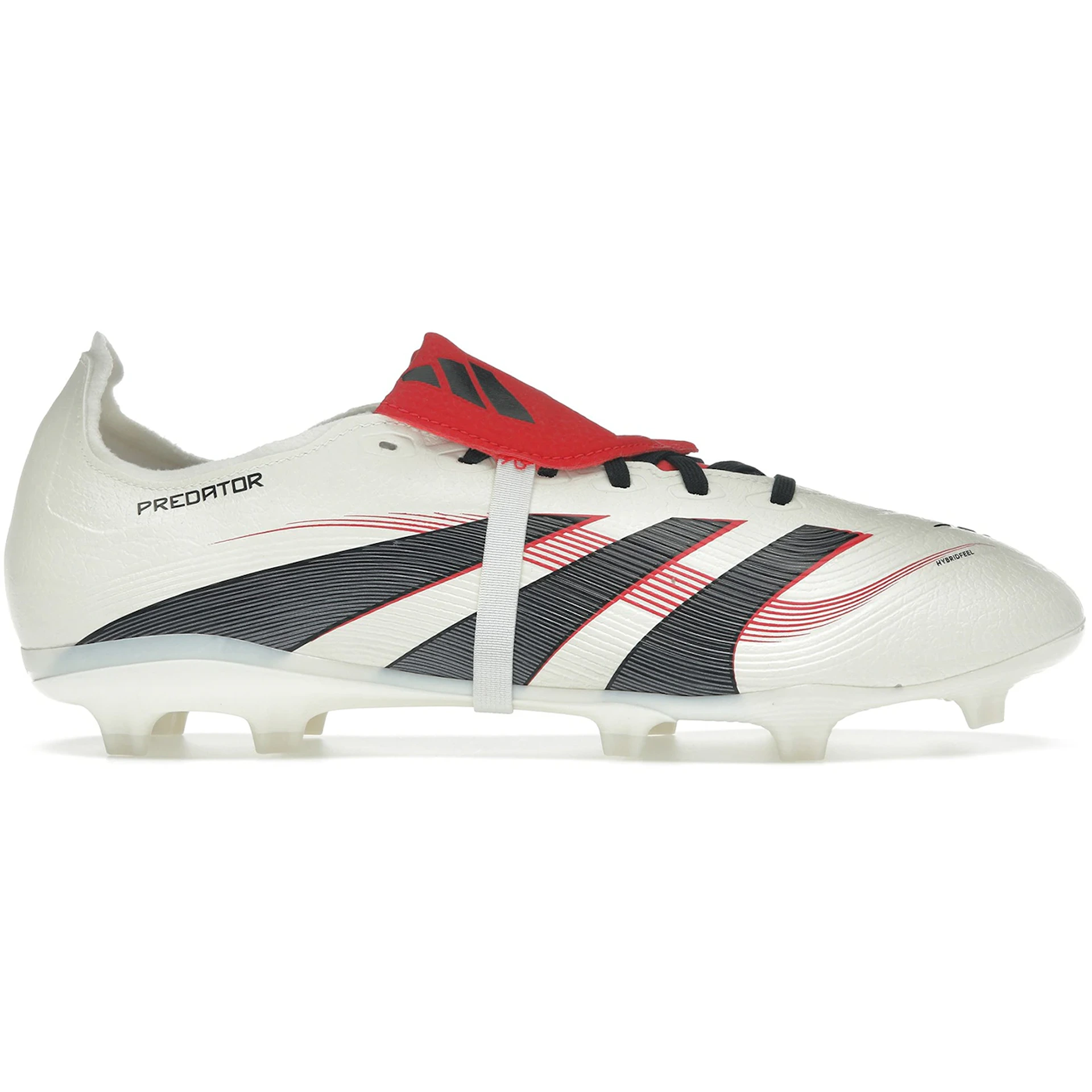 adidas Predator League Fold Over Tongue FGMG Off White Core Black Pure Ruby 1 3