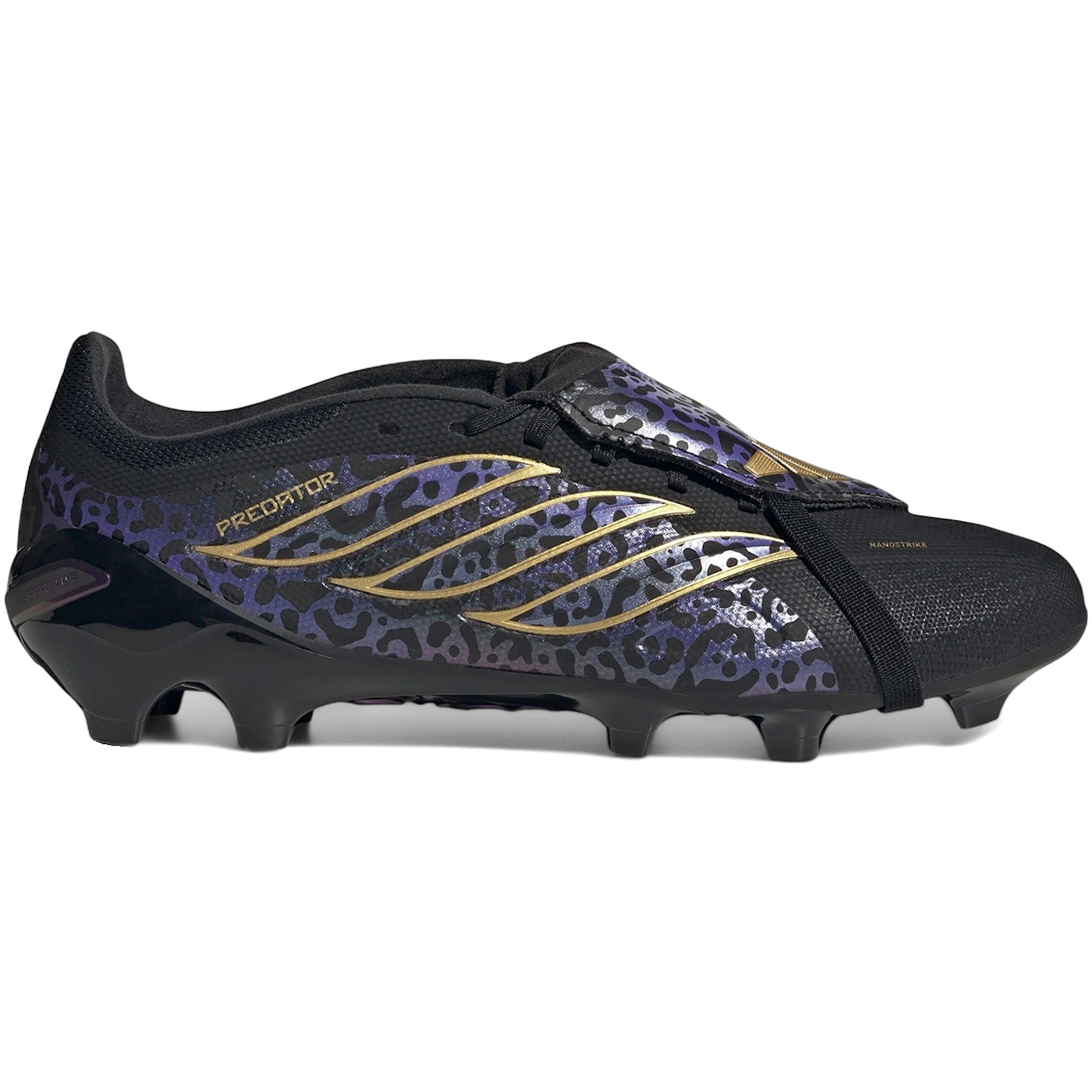 adidas Predator League Fold Over Tongue FGMulti Ground Kaka Core Black Gold Metallic 1 4