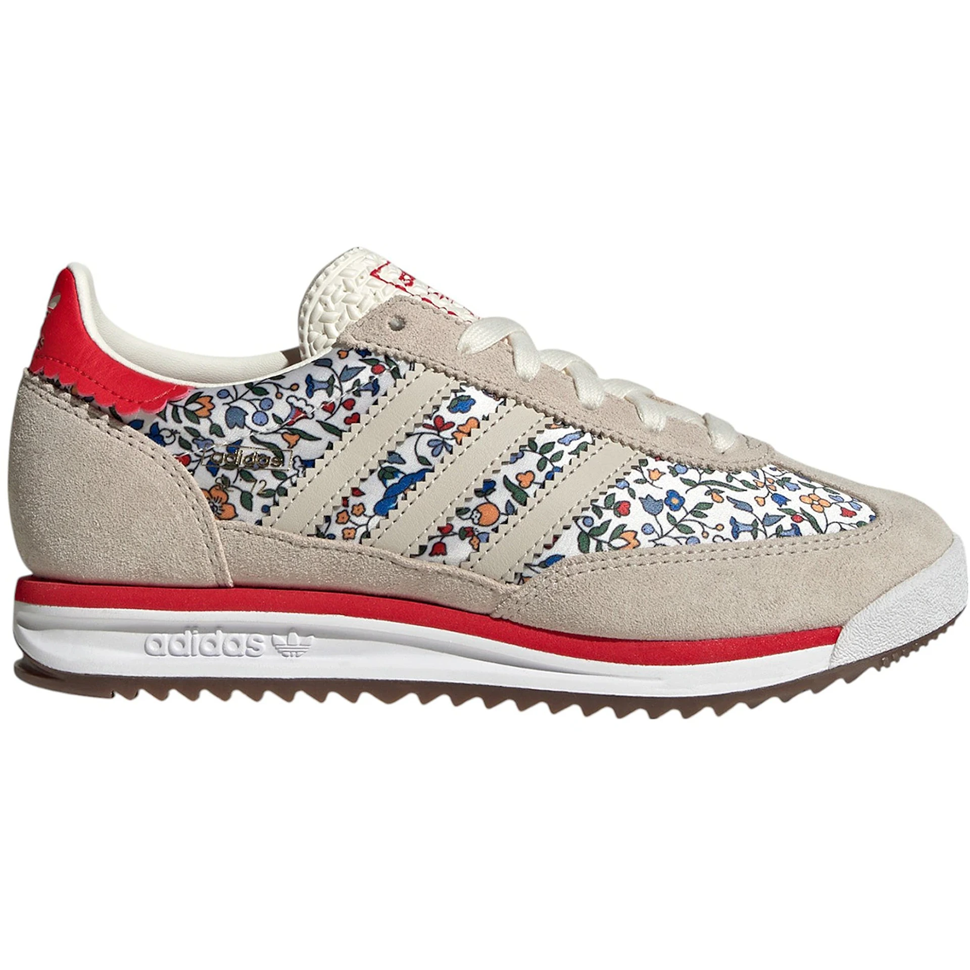 adidas SL 72 RS Liberty London Cloud White Bliss Gum (GS) 1 adidas SL 72 RS Liberty London Cloud White Bliss Gum GS 3 3