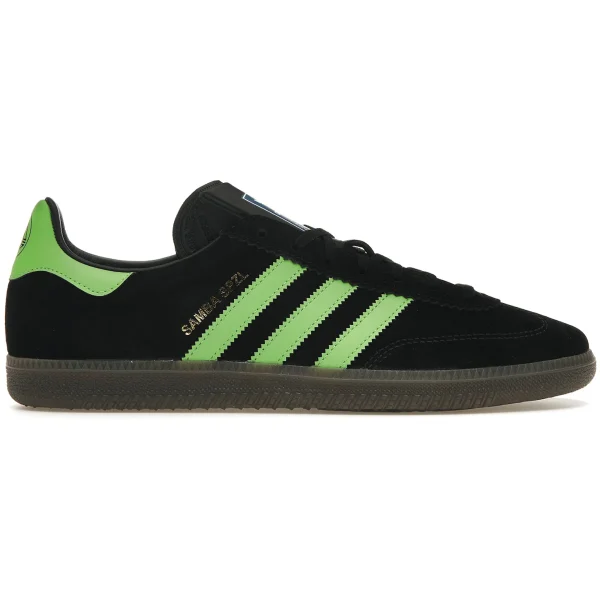 adidas Samba Deco SPZL Black Lucid Lime