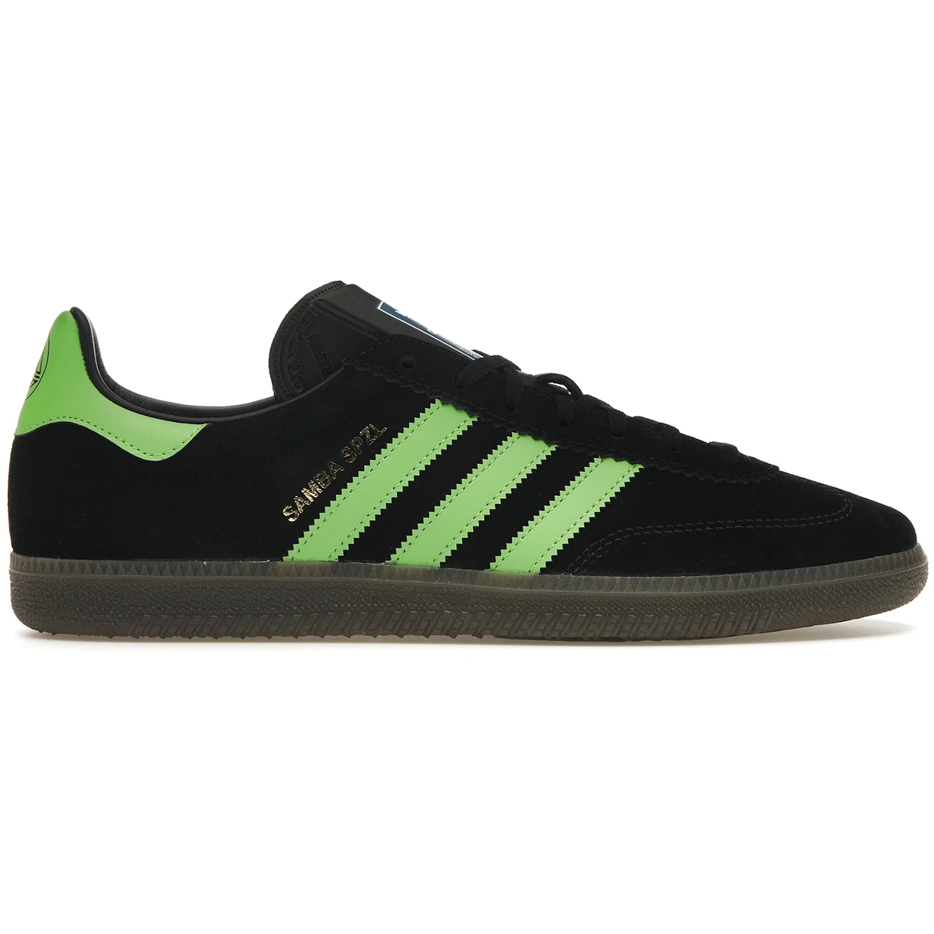 adidas Samba Deco SPZL Black Lucid Lime 3 3